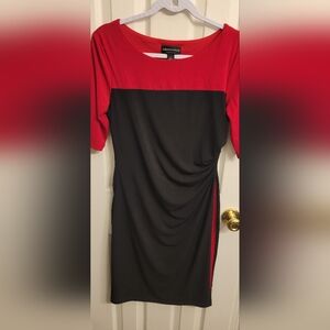 Connected Dress Sz 6 Red & Black